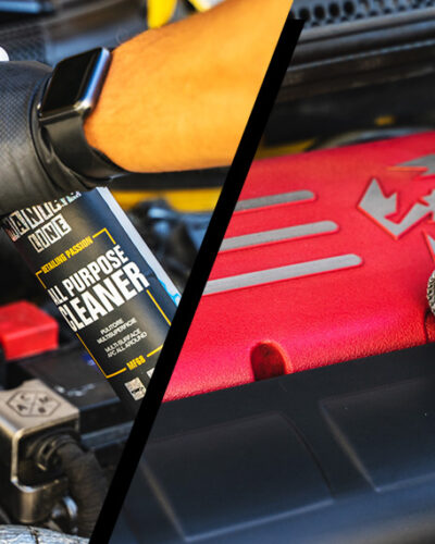 APC – ALL PURPOSE CLEANER: how to remove dirt from fabrics, carpets, internal and external plastics, engine compartment, etc.